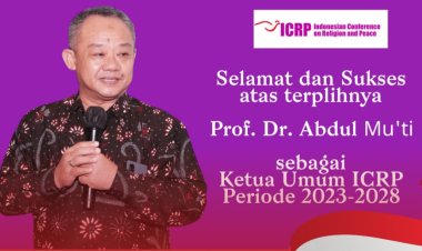 Abdul Mu'ti Terpilih sebagai Ketua Umum Indonesia Conference on Religion and Peace 2023-2028