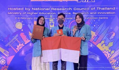 Bangga! Tim Mahasiswa UMS Torehkan Prestasi di Ajang 'Thailand Inventors Day 2023'