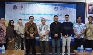UMS Bagikan Pengalaman Mengelola Perguruan Tinggi ke Universitas Bina Insan