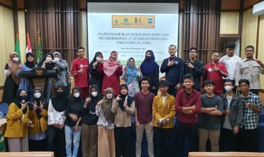 Uhamka dan SMA Muhammadiyah 25 Pamulang Gelar Pelatihan Menulis Berita