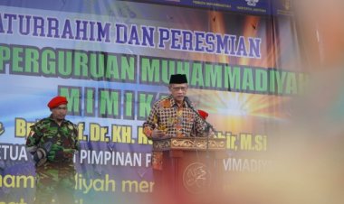 Haedar Nashir Resmikan Gedung Perguruan Muhammadiyah Mimika