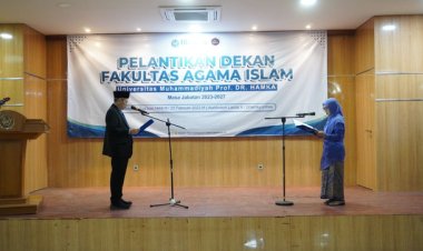 Ai Fatimah Nur Fuad Dilantik, Jabat Dekan Fakultas Agama Islam Uhamka Periode 2023-2027