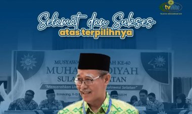 Ambo Asse Terpilih Kembali Jadi Ketua Muhammadiyah Sulsel