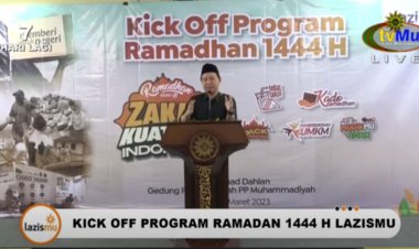 Lazismu Gelar Launching Program Ramadan 1444 H dengan Tema 'Zakat Kuatkan Indonesia'