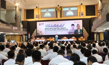 UMP Gelar Halal Bihalal Sekaligus Mangayubagyo Jamaah Calon Haji
