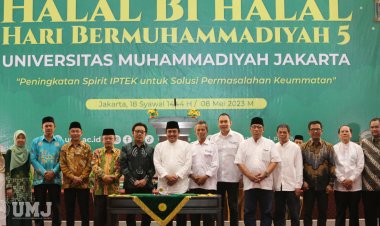 UMJ Gelar Halal Bihalal Sekaligus Hari Bermuhammadiyah V