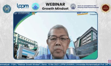Uhamka dan Majelis Dikdasmen PNF Gelar 'Webinar Growth Mindset', Diikuti Kepala Sekolah dan Guru