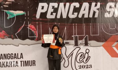 Mahasiswi FISIP UMJ Mutia Alifia Juara Pencak Silat Jakarta Nasional Championship 2023