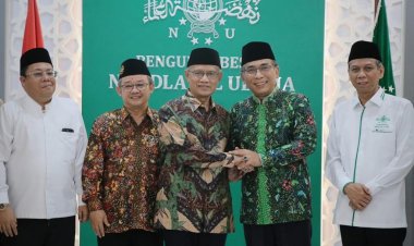 Lakukan Kunjungan Balasan, Haedar Nashir Temui Gus Yahya Bahas Tiga Agenda Penting