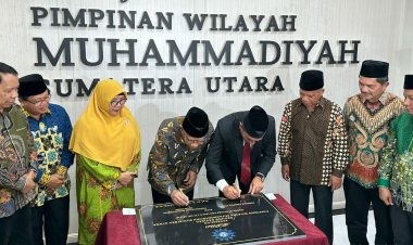 Haedar Nashir dan Edy Rahmayadi Resmikan Gedung Dakwah Muhammadiyah Sumut