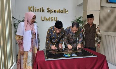 Haedar Nashir Resmikan Klinik Spesialis Fakultas Kedokteran UMSU