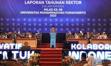 UMP Gelar Rapat Senat Terbuka Laporan Tahunan Rektor Dalam Rangka Milad ke-58