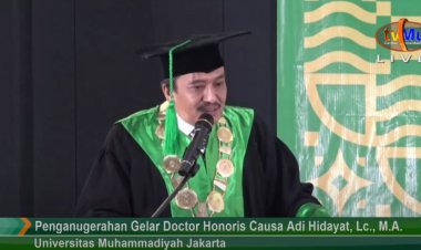 Rektor UMJ Ungkap Penganugerahan Doktor HC untuk Ustadz Adi Hidayat Bukan Didasari Kader Muhammadiyah