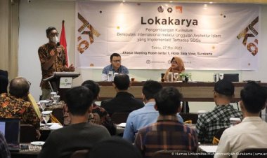 Prodi Arsitektur UMS Gelar Lokakarya Pengembangan Kurikulum Bereputasi Internasional