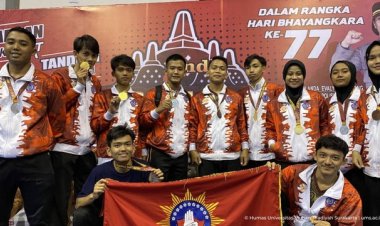 Tapak Suci UMS Borong Mendali pada Kejurnas Pencak Silat di Magelang