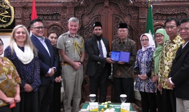 Tertarik dengan Islam Berkemajuan, Penasihat Agama Kemenhan Inggris Kunjungi Muhammadiyah