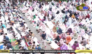 Gelar Salat Iduladha 2023, Ribu Warga Persyarikatan Penuhi Halaman Kantor PP Muhammadiyah