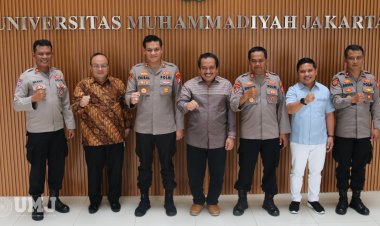 Rektor UMJ Terima Kunjungan Silahturahmi Jajaran Polres Tangsel