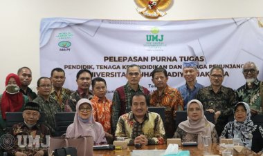 UMJ Gelar Pelepasan Purna Tugas Dosen, Tenaga Kependidikan, dan Tenaga Penunjang