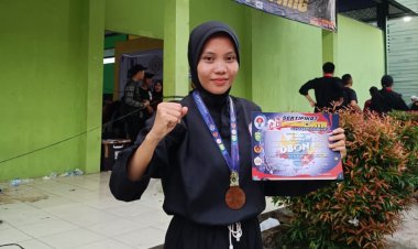 Mahasiswa UM Palembang Fitri Amelia Raih Medali Perunggu di Ajang Pencak Silat Sriwijaya Championship