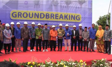 Abdul Mu’ti Lakukan Peletakan Batu Pertama Pembangunan Universitas Muhammadiyah Cileungsi