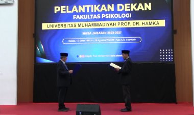 Rektor Uhamka Lantik Subhan El Hafiz sebagai Dekan Fakultas Psikologi