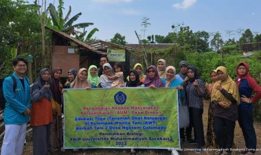 UMS Lakukan Edukasi Manfaat Tanaman Obat Keluarga