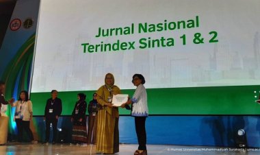 Dekan Fakultas Kedokteran UMS Terima Penghargaan Publikasi Jurnal Nasional Bereputasi dari PERDOSKI