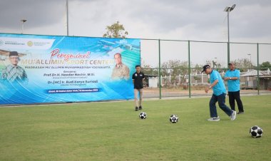 Haedar Nashir dan Menhub Resmikan Mu’allimin Sport Center di Sedayu Bantul