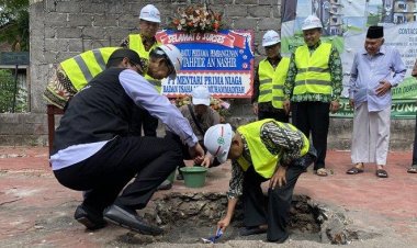 Busyro Muqoddas Lakukan Peletakan Batu Pertama Pembangunan Rumah Tahfiz An-Nashir di Kota Yogyakarta