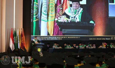 UMJ Gelar Wisuda 2.030 Lulusan, Rektor: Kejujuran, Integritas, dan Moralitas Adalah Modal Utama