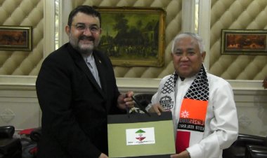 Din Syamsuddin Temui Dubes Iran Bahas Dukungan Bagi Rakyat Palestina