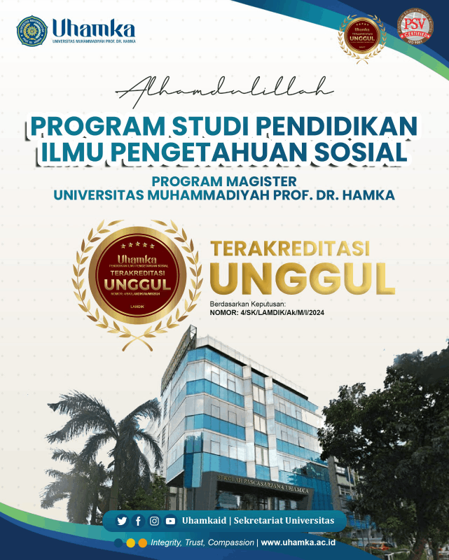 Prodi S1 Pendidikan Matematika dan Program Magister Ilmu Pendidikan Sosial Uhamka Raih Akreditasi Unggul dari LAMDIK