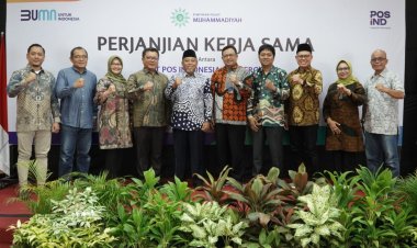 Muhammadiyah-Pos Indonesia Jalin Kerja Sama Terkait Pengelolaan Agen di Amal Usaha