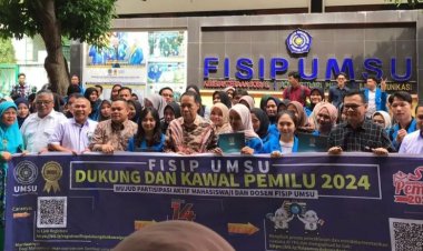 FISIP UMSU Sebar Ribuan Mahasiswa untuk Kawal Pencoblosan 14 Februari