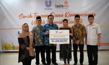 Lazismu Terima Bantuan 1,5 Miliar Rupiah dari Unilever untuk Daerah Konflik