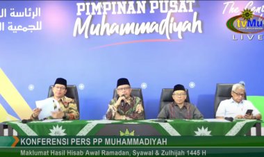 Konferensi Pers Maklumat Hasil Hisab Awal Ramadan, Syawal dan Zulhijah 1445 H