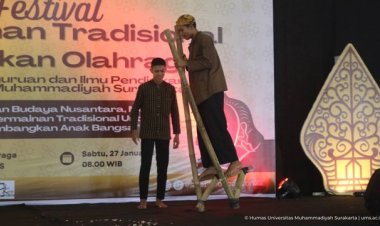 Prodi Pendidikan Olahraga UMS Lestarikan Budaya Nusantara Melalui Festival Permainan Tradisional 2024
