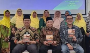 Abdul Mu'ti Kembali Launching Buku Guyon Maton, Kali Ini di Australia