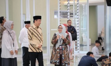 Presiden Joko Widodo Kunjungi Masjid Walidah Dahlan Unisa Yogyakarta