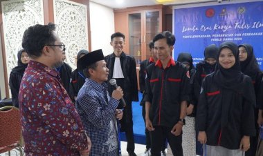 Himpunan Mahasiswa Hukum Bisnis Unismuh Makassar Gelar Pelantikan di Gedung Iqra