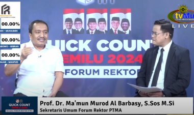 Forum Rektor PTMA Lakukan Quick Count, Saksikan Hasilnya di tvMu