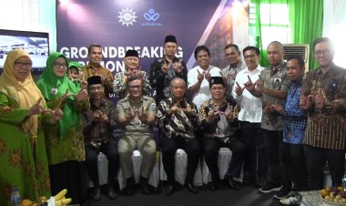 Majelis Wakaf dan Kehartabendaan Lakukan Peletakan Batu Pertama Pembangunan Gedung Pusat Filantropi Muhammadiyah