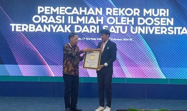 UMSU Raih Rekor MURI Orasi Ilmiah Oleh Dosen Terbanyak dari Satu Universitas