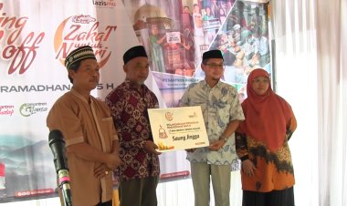 Lazismu Launching dan Kick Off Program Ramadan 1445 H di Kampung Pemulung Saung Jingga
