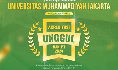 Selamat! UMJ Raih Akreditasi Unggul dari BAN-PT