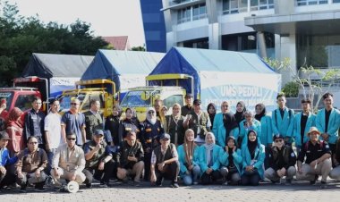 UMS Peduli Berikan 1.500 Paket Bantuan untuk Penyintas Banjir Demak