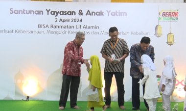 KB Bank Syariah Berikan Santunan kepada Anak Yatim di Jakarta