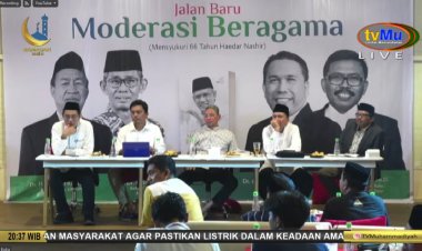 Majelis Pustaka dan Informasi PWM Sulsel Bedah Buku Jalan Baru Moderasi Beragama