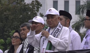 Aliansi Rakyat Indonesia Bela Palestina Gelar Doa Bersama untuk Gaza di Monas